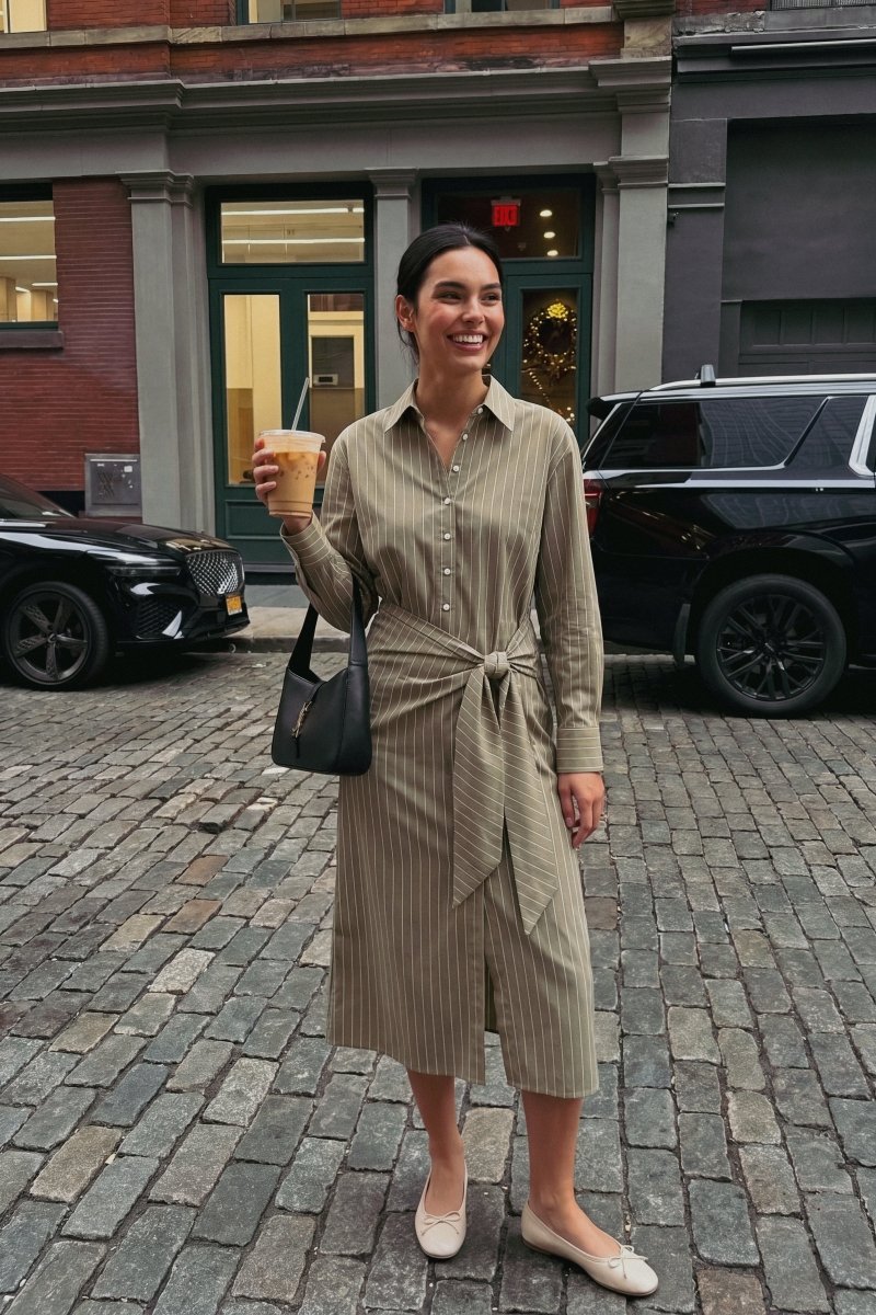 Gabi Dress (Khaki) - Dress - Yakira Bella