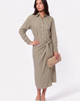 Gabi Dress (Khaki) - Dress - Yakira Bella