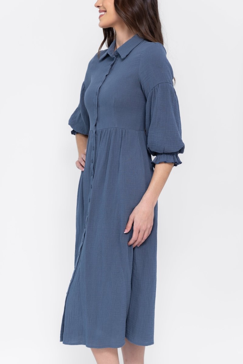 GABRIELLA DRESS (BLUE) - Dress - Yakira Bella