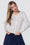 Gabrielle Cardigan (White/Blue) - Top - Yakira Bella