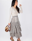 GIA SKIRT (BLACK/IVORY) - Skirt - Yakira Bella