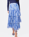 GIA SKIRT (BLUE/WHITE) - Skirt - Yakira Bella