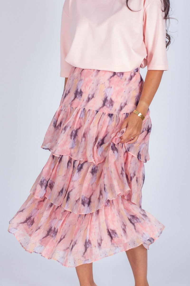 GIA SKIRT (PINK/PURPLE) - Skirt - Yakira Bella