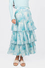 GIA SKIRT (TEAL) - Skirt - Yakira Bella