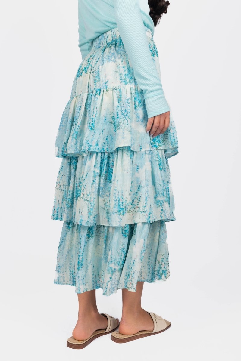 GIA SKIRT (TEAL) - Skirt - Yakira Bella