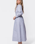 Gianna Dress (Blue Stripe) - Dress - Yakira Bella