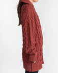 GIANNA SWEATER DRESS (Red) - Dress - Yakira Bella