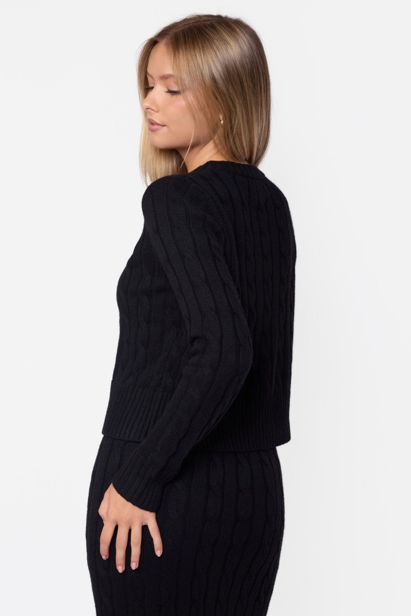 Glenda Top (Black) - Top - Yakira Bella