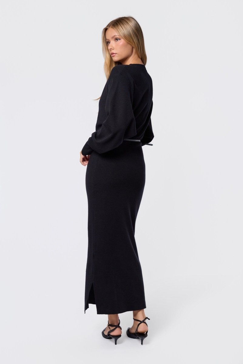 Grazia Dress (Black) - Dress - Yakira Bella