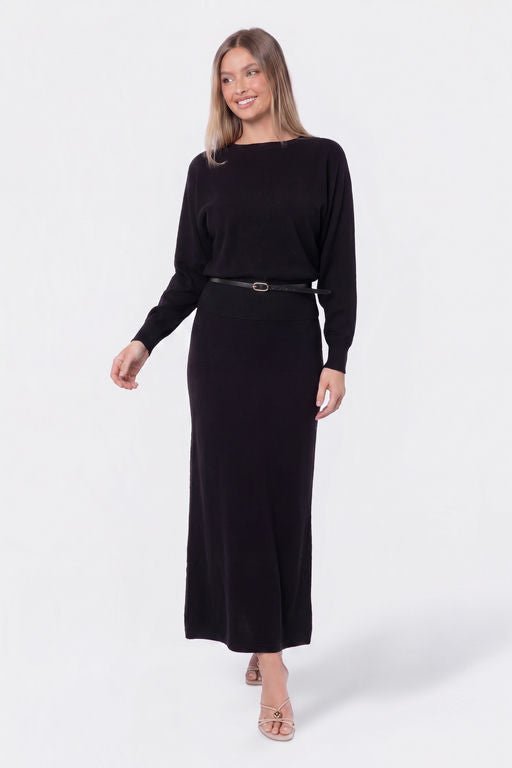 Grazia Dress (Black) - Dress - Yakira Bella