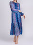 GWENYTH DRESS (BLUE GROUND) - Dress - Yakira Bella