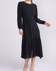 GWENYTH DRESS (JET BLACK) - Dress - Yakira Bella