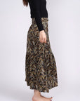 GWENYTH SKIRT (BLACK GROUND) - Skirt - Yakira Bella