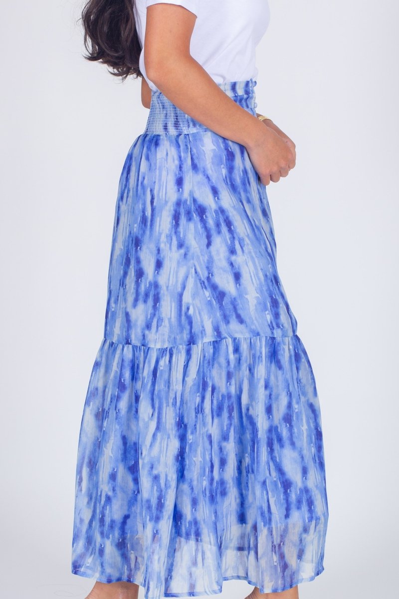 GWENYTH SKIRT (BLUE/NAVY) - Skirt - Yakira Bella