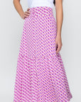 GWENYTH SKIRT (PURPLE PATTERN) - Skirt - Yakira Bella