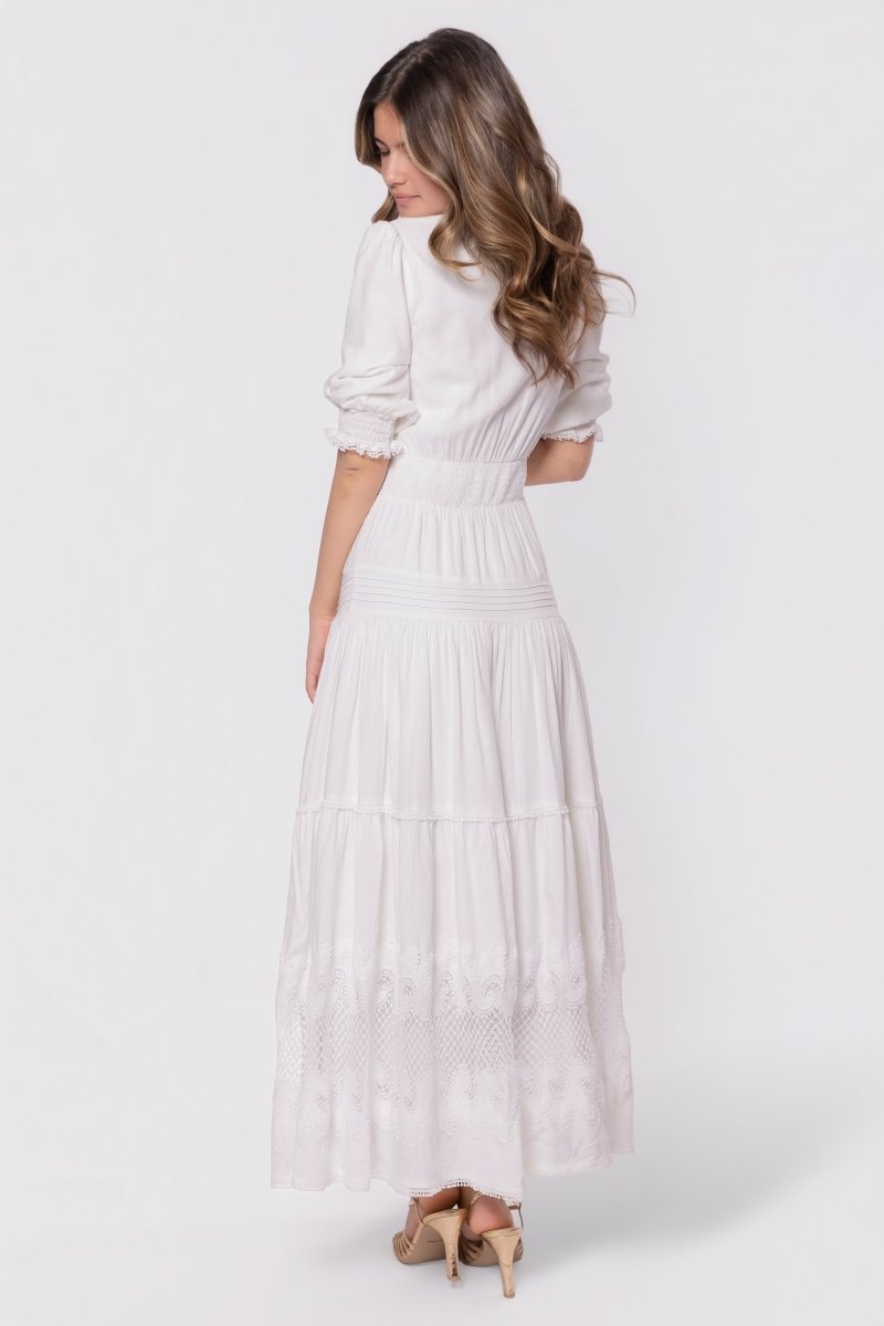 Hallie Dress (White) - Dress - Yakira Bella