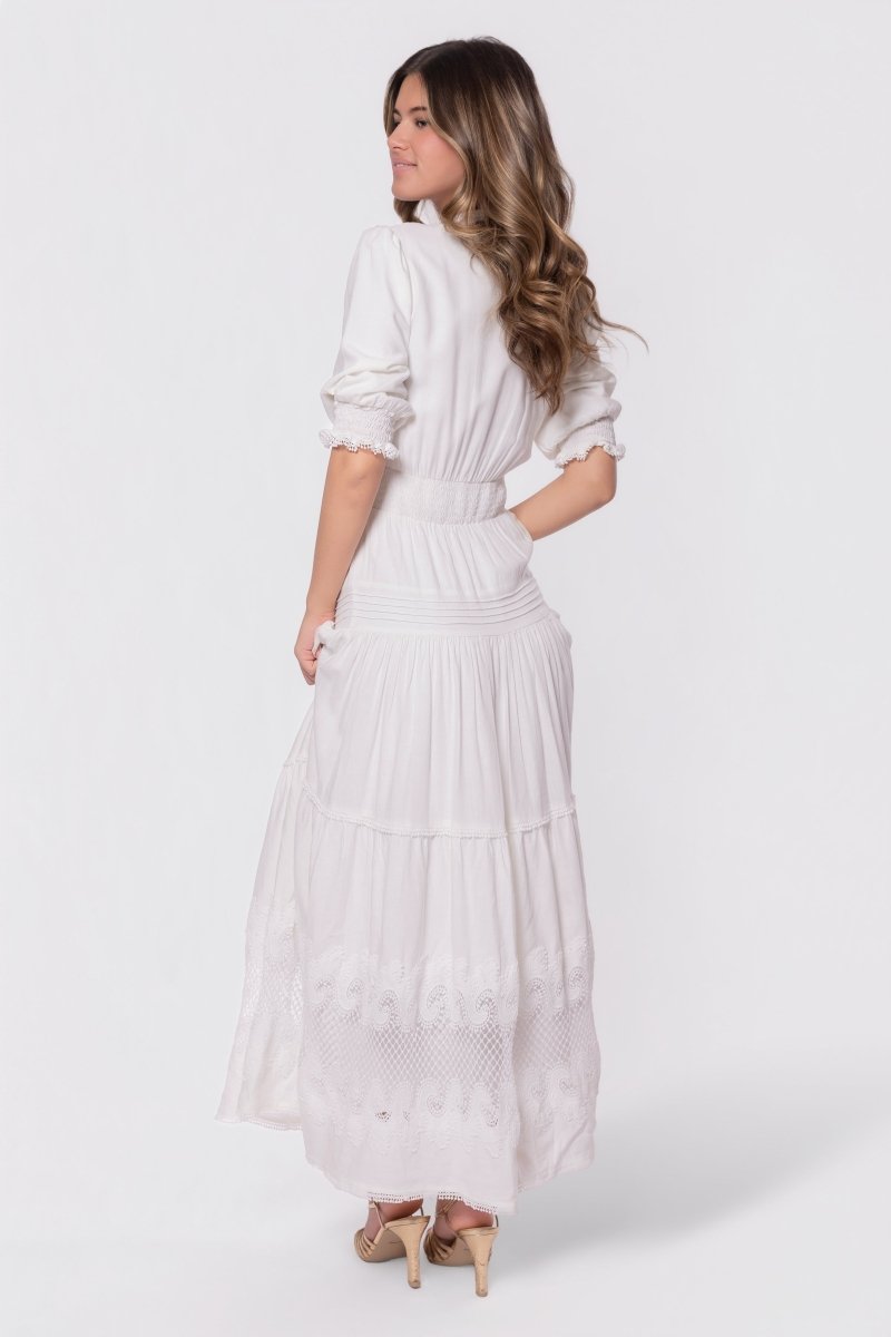 Hallie Dress (White) - Dress - Yakira Bella