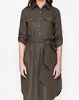 HARLEY DRESS (OLIVE) - Dress - Yakira Bella