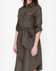 HARLEY DRESS (OLIVE) - Dress - Yakira Bella