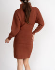 HAZEL DRESS (Brown) - Dress - Yakira Bella