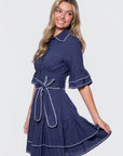 Hazel Dress (Navy) - Dress - Yakira Bella