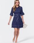 Hazel Dress (Navy) - Dress - Yakira Bella