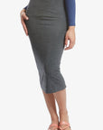 HEIDI SKIRT (Heather Charcoal) - Skirt - Yakira Bella