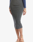 HEIDI SKIRT (Heather Charcoal) - Skirt - Yakira Bella