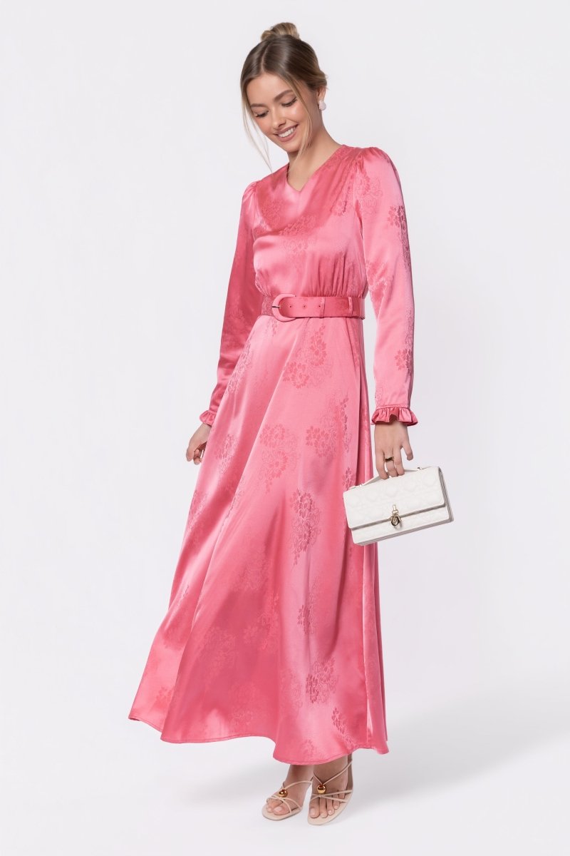Helena Dress (Pink) - Dress - Yakira Bella