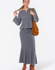 Hera Skirt (Grey) - Skirt - Yakira Bella