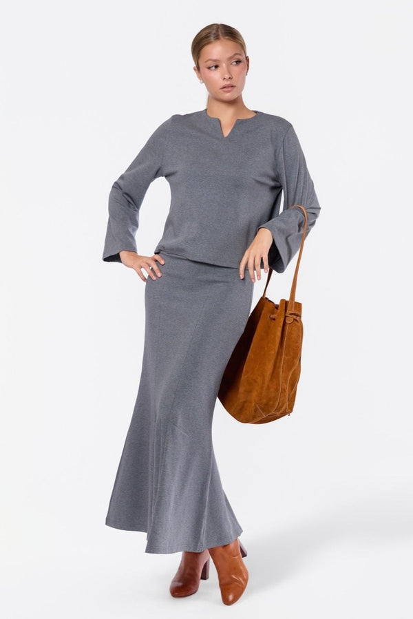 Hera Skirt (Grey) - Skirt - Yakira Bella