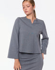 Hera Top (Grey) - Top - Yakira Bella