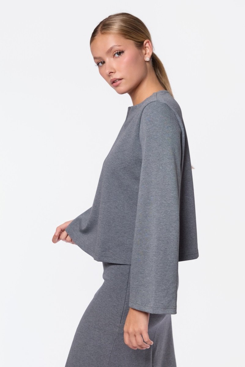 Hera Top (Grey) - Top - Yakira Bella