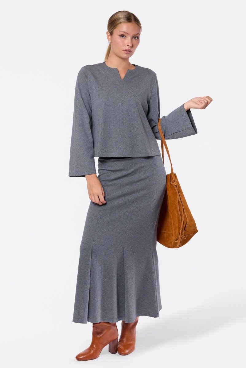 Hera Top (Grey) - Top - Yakira Bella