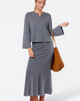 Hera Top (Grey) - Top - Yakira Bella