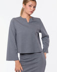 Hera Top (Grey) - Top - Yakira Bella