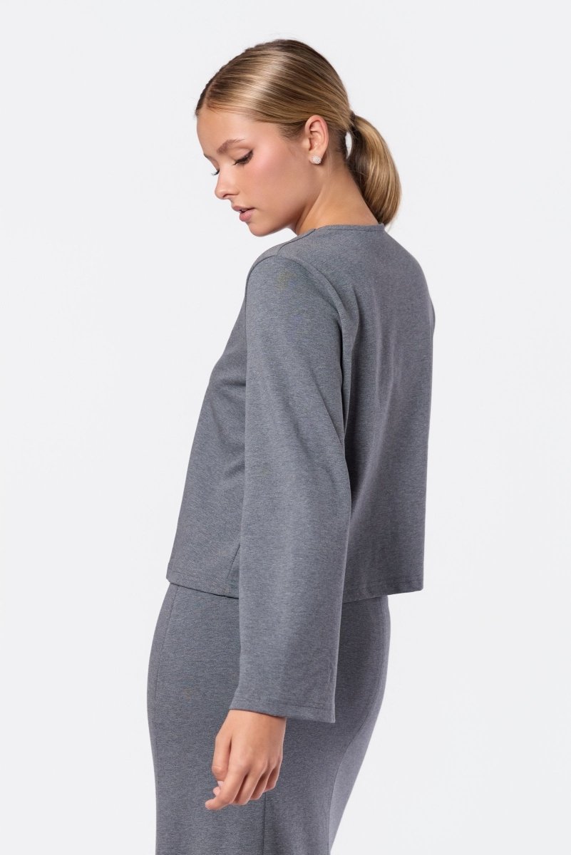 Hera Top (Grey) - Top - Yakira Bella