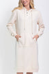 Hoodie Dress 42" (Beige)