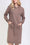 HOODIE DRESS 42" (BROWN) - Dress - Yakira Bella