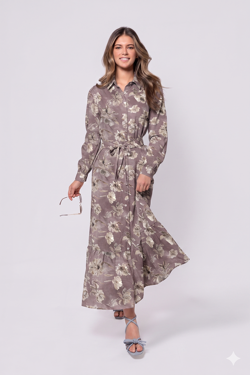 Lexi Dress (Plum Khaki)