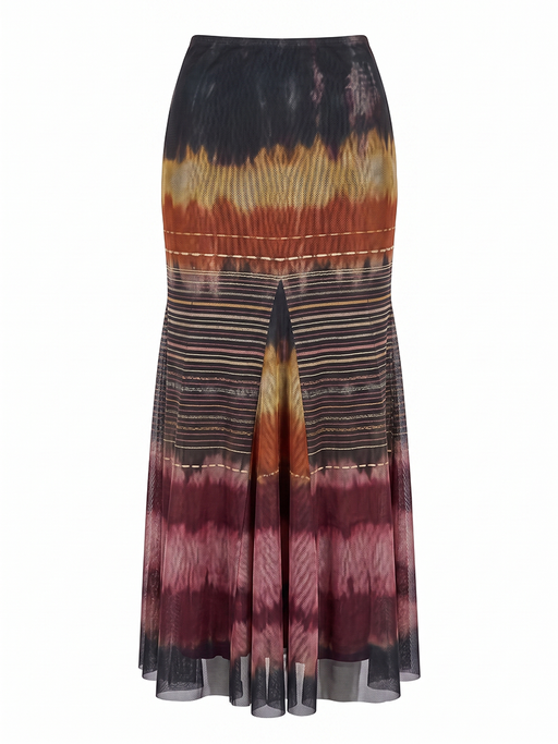 Natalia Skirt (Brown Multi)