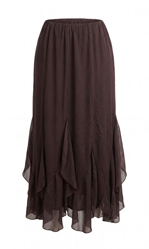 Aimee Skirt (Dark Brown)