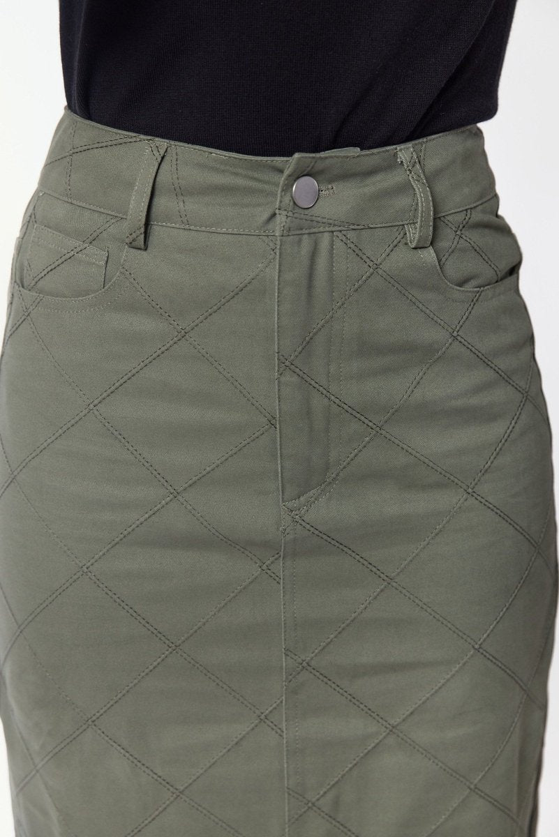 Indra Skirt (Olive Green) - Skirt - Yakira Bella