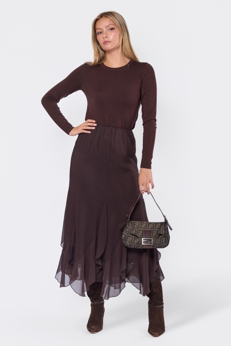 Ingrid Top (Dark Brown) - Top - Yakira Bella