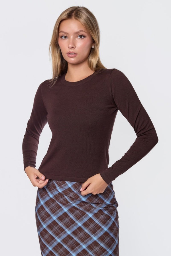 Ingrid Top (Dark Brown) - Top - Yakira Bella