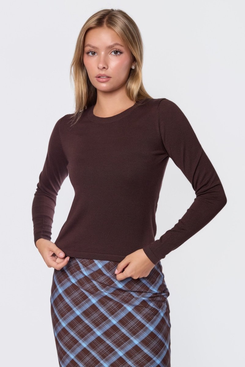 Ingrid Top (Dark Brown) - Top - Yakira Bella