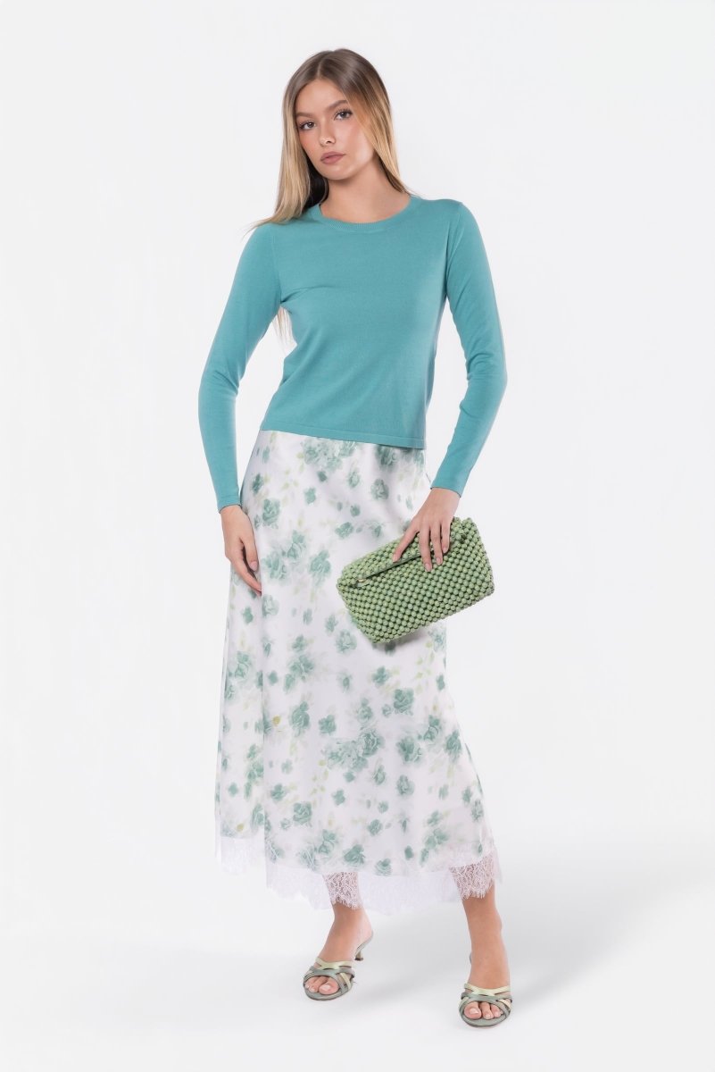 Ingrid Top (Light Teal Green) - Top - Yakira Bella