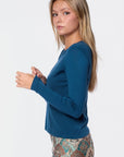 Ingrid Top (Teal) - Top - Yakira Bella