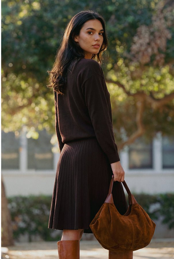 Irina Skirt (Brown) - Skirt - Yakira Bella