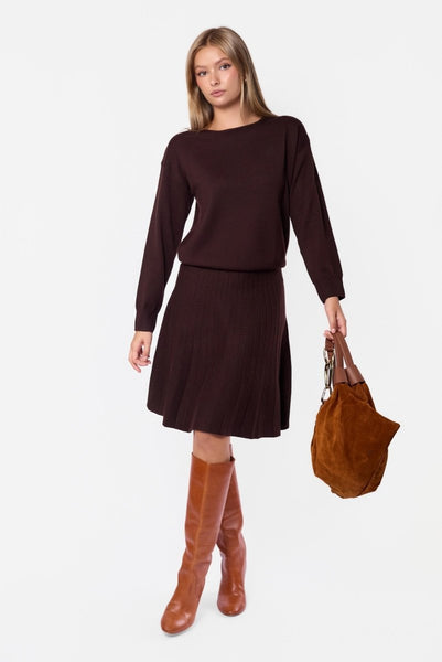 Irina Skirt (Brown) – Yakira Bella